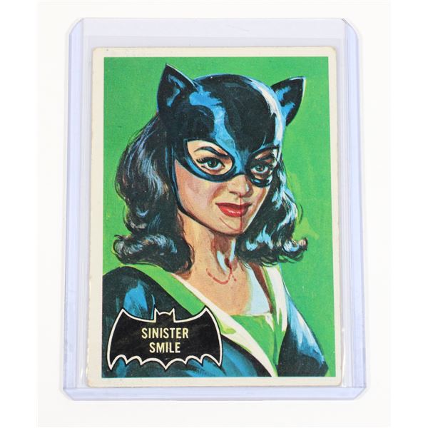 #644 1966 O-PEE-CHEE BATMAN CARD #27 CATWOMAN