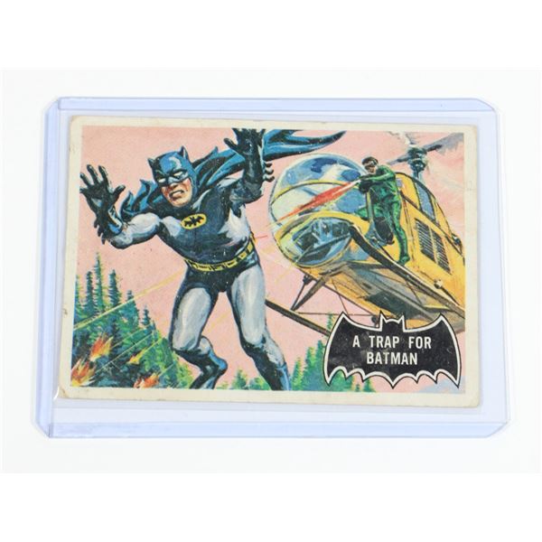 #646 1966 O-PEE-CHEE BATMAN CARD #37 A TRAP FOR