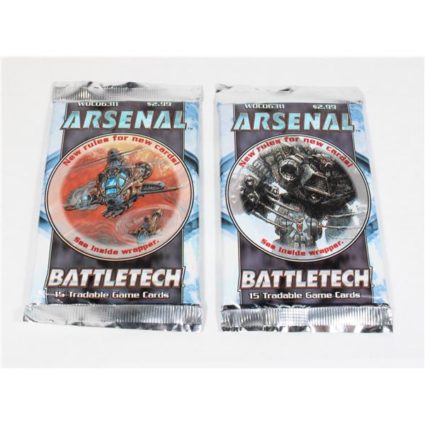 #670 WOC06311 BATTLTECH ARSENAL CARDS 1998 SEALED