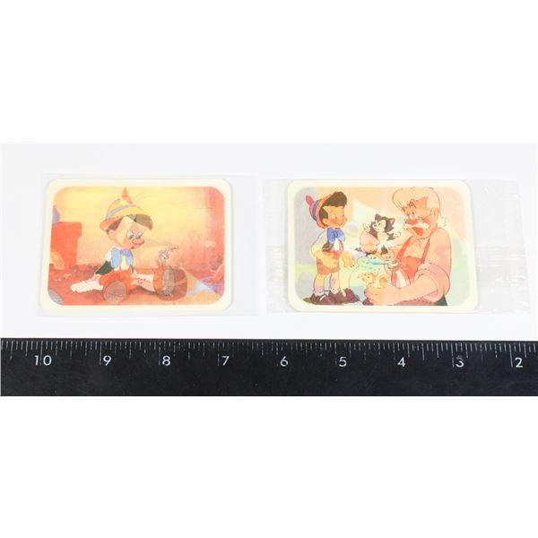 #680 SEALED 2  WALT DISNEY'S PINOCCHI CARDS 1993