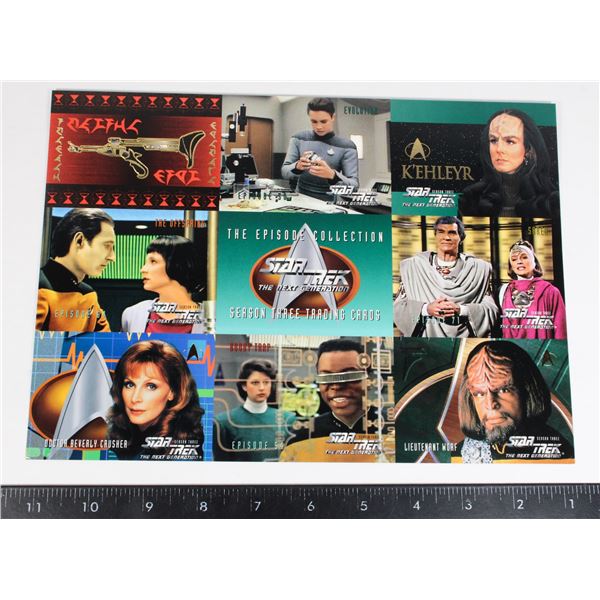 #693  STAR TREK THE NEXT GENERATION PROMO  CARD AD