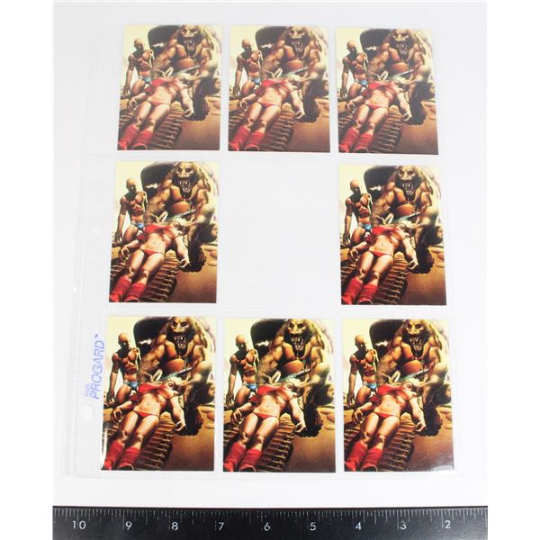 #695 LOT OF 8 RICHARD CORBEN PROMO CARDS 1993