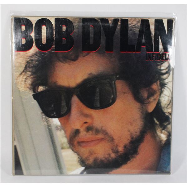 #705 BOB DYLAN INFIDELS VINYL RECORD J83 CANADA