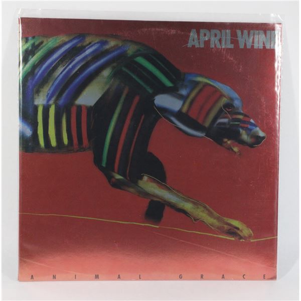 #714 GREEN VINYL RECORD APRIL WINE ANIMAL GRACE
