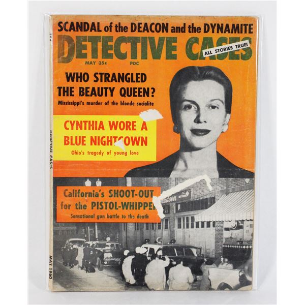 #726 MAY 1960 DETECTIVE CASES MAGAZINE