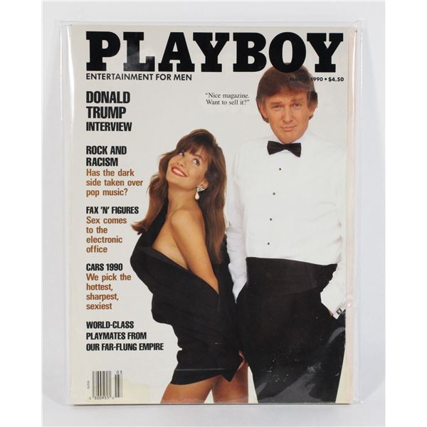 #731  PLAYBOY MAGAZINE MARCH 1990 DONALD TRUMP