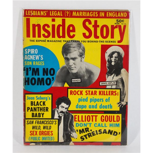 #748 INSIDE STORY MARCH 1971 MAGAZINE
