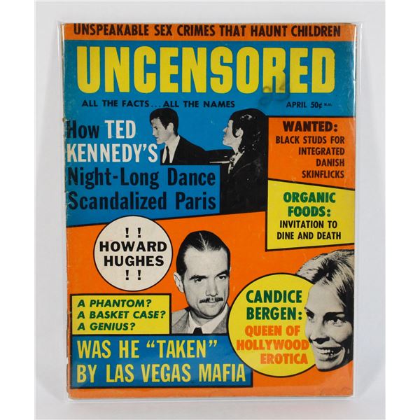 #749 UNCENSORED APRIL 1971 MAGAZINE