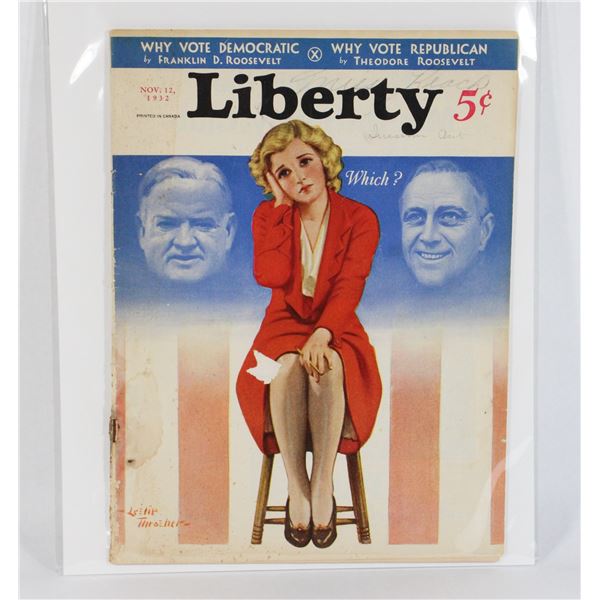 #753 NOVEMBER 1932 LIBERT MAGAZINE USA