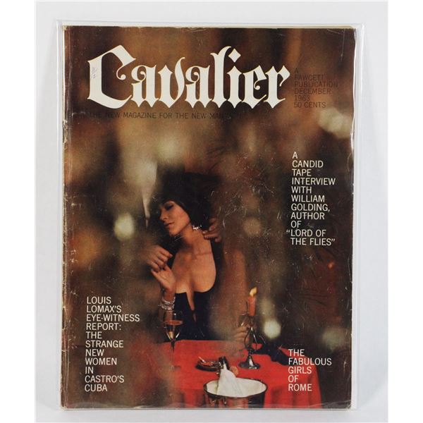 #756 CAVALIER MAGAZINE FOR THE NEW MAN DEC 1963