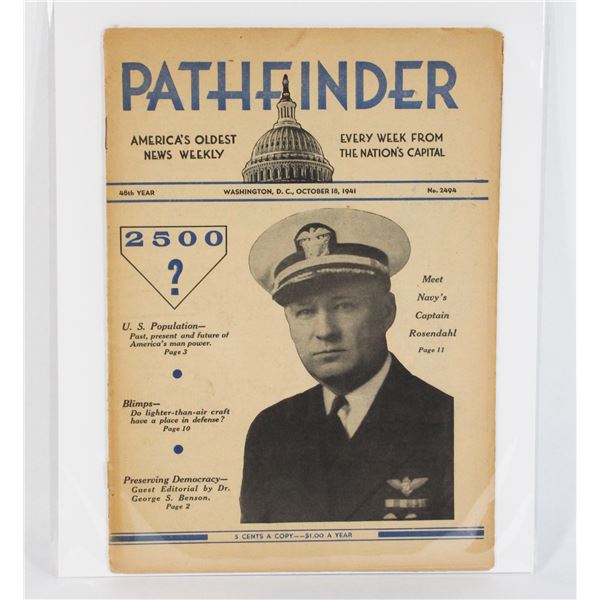 #759 WW2 PATHFINDER MAGAZINE OCTOBER 1941