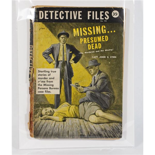 #761 1955 DETECTIVE FILES #102 MAGAZINE WORN
