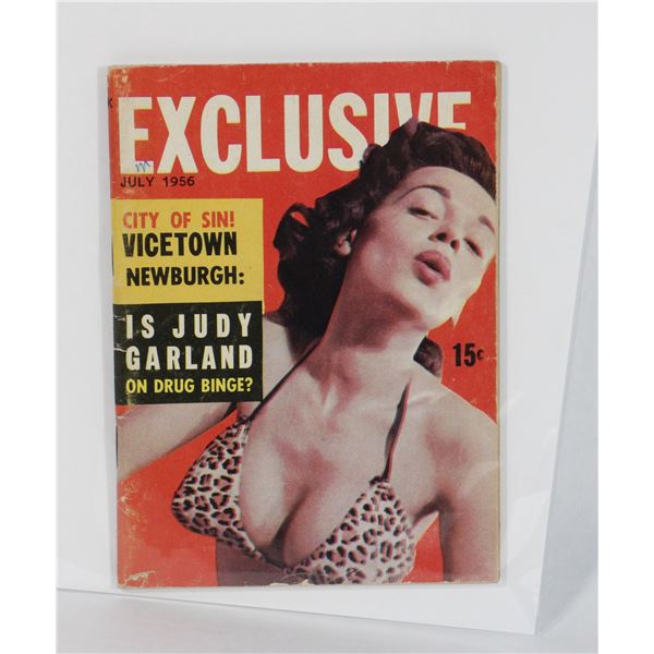 #762 JULY 1956 EXCLUSIVE MAGAZINE PULP FICTION