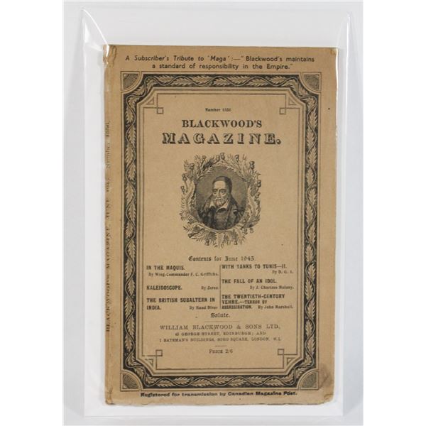 #763 JUNE 1945 BLACKWOOD'S MAGAZINE