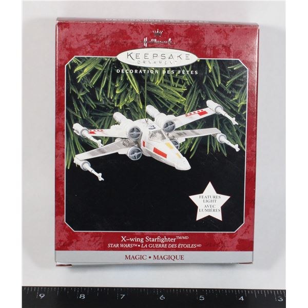 #767 STAR WARS X-WING STARFIGHTER ORNAMENT 1998