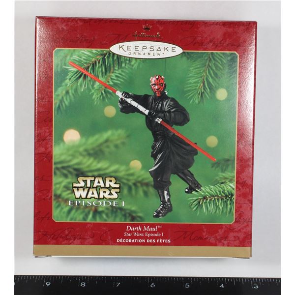 #770 STAR WARS EPISODE 1 DARTH MAUL ORNAMENT