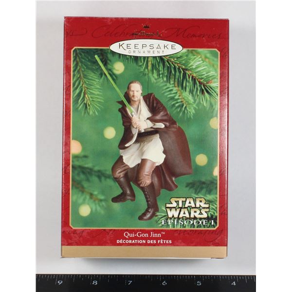 #771 STAR WARS EPISODE ONE QUI-GON JINN ORNAMENT