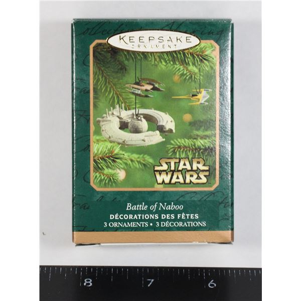 #775 STAR WARS BATTLE OF NABOO ORNAMENT 2001