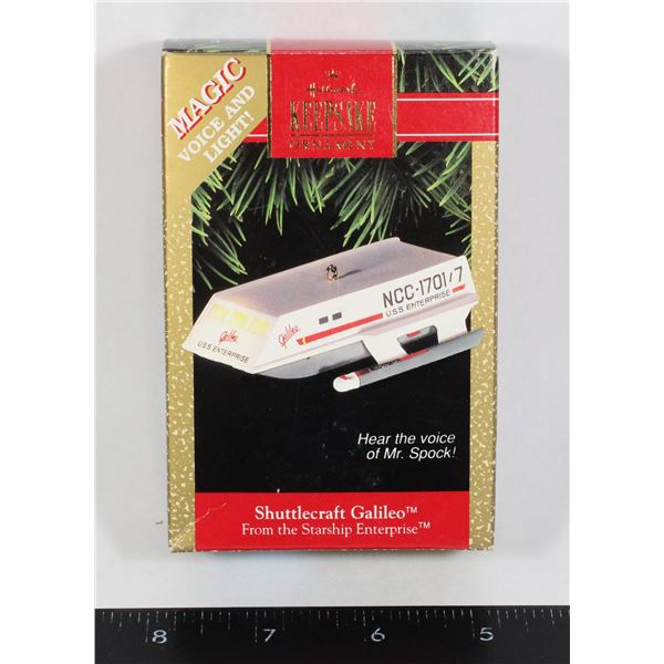 #778 STAR TREK SHUTTLECRAFT GALILEO ORNAMENT 1992