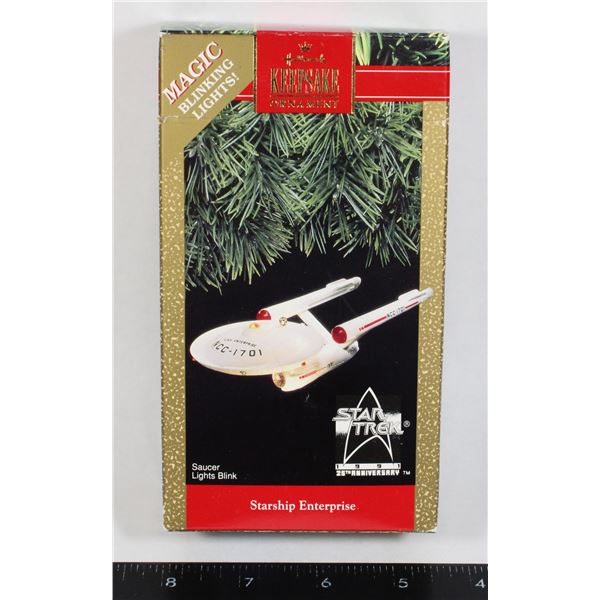 #779 STAR TREK STARSHIP ENTERPRISE ORNAMENT 1991