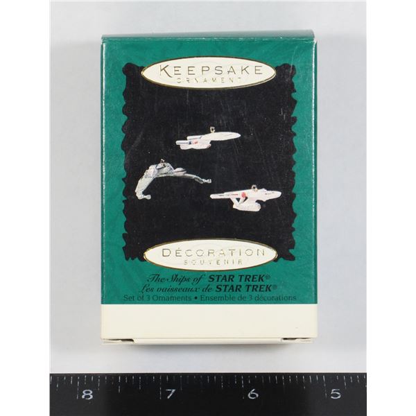 #780 THE SHIPS OF STAR TREK ORNAMENT 1995 BOXED