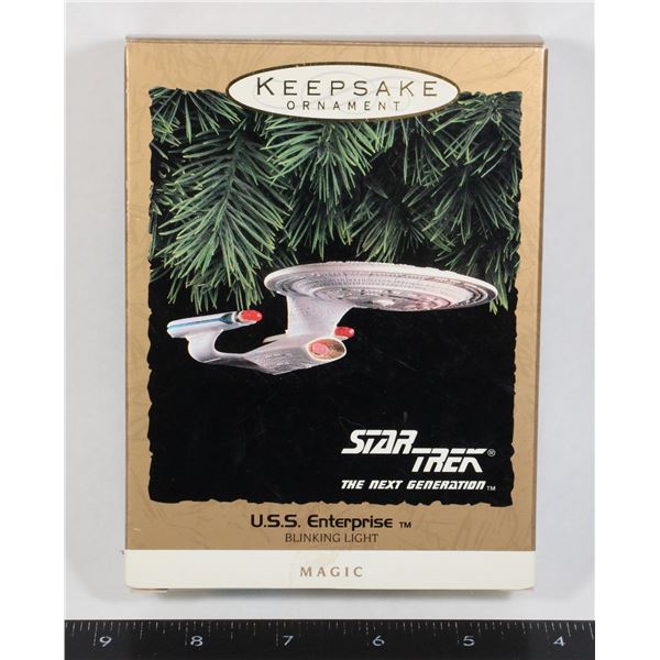 #781 STAR TREK TNG USS ENTERPRISE ORNAMENT 1993