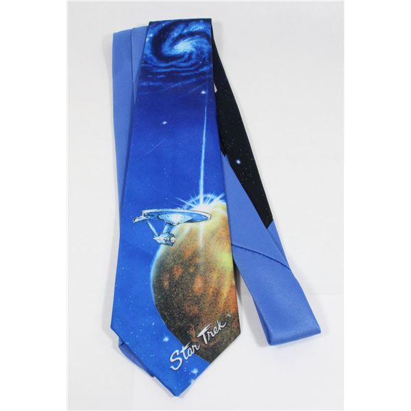 #796 VINTAGE MEN'S TIE STAR TREK MADE IN USA BY