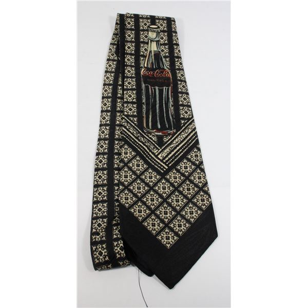 #803 VINTAGE MEN'S TIE COCA-COLA TRADE MARK TIE