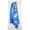 Image 1 : #807 VINTAGE MEN'S TIE CHRISTMAS PENGUIN DESIGN