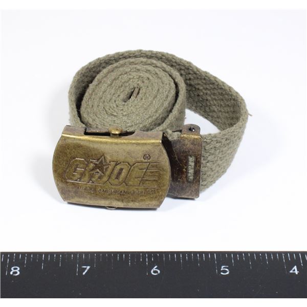 #827 G.I. JOE A REAL AMERICAN HERO BELT + BUCKLE