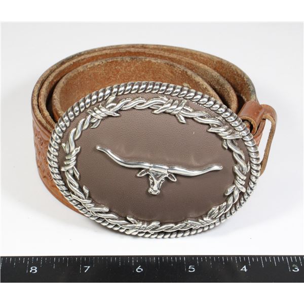 #836 WESTERN NOONA BUCKLES BELT BUCKLE BELT SIZE32