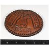 Image 1 : #839 AIRDRIE RODEO ASSOCIATION BELT BUCKLE LEATHER