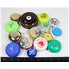 Image 1 : #843 LOT OF 15 VINTAGE 1990'S YOYO'S YO-YO TOYS