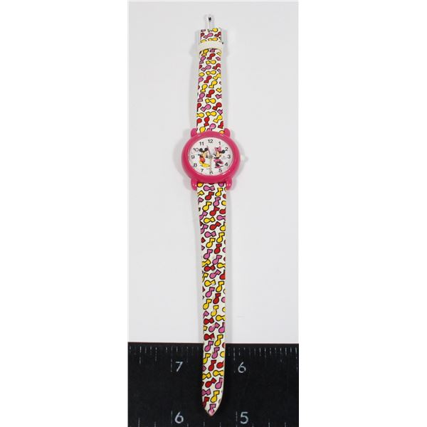 #855 WALT DISNEY MICKEY & MINNIE MOUSE WATCH