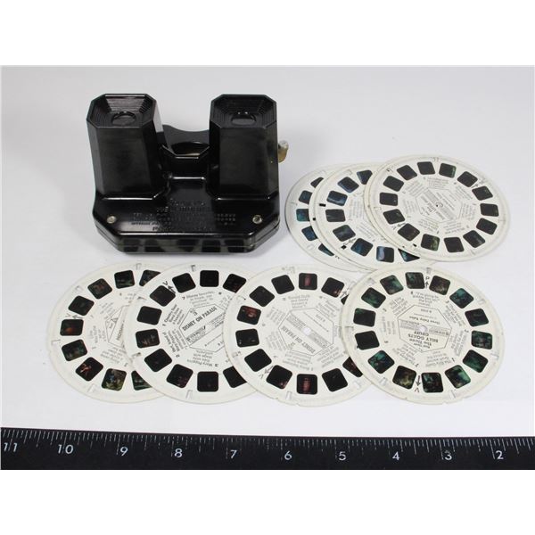 #867 WORKING SAWYER'S VIEWMASTER +10 REELS DISNEY