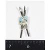 Image 1 : #875 STERLING SILVER SKI PIN CHANTECLER STE ADELE