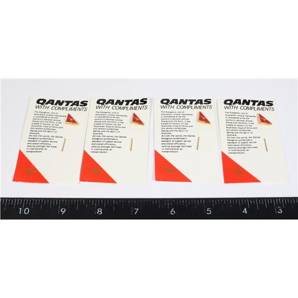 #883 3 QANTAS AUSTRALIAN AIRLINES KANGAROO PINS