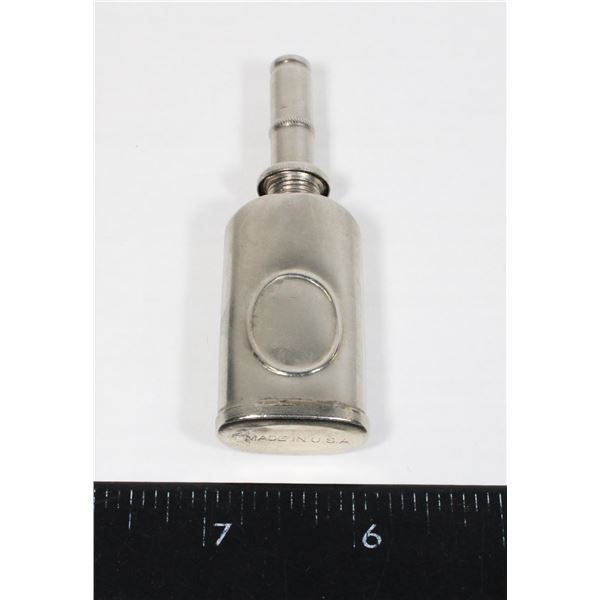 #894 VINTAGE MADE IN USA METAL OIL DROP BOTTLE