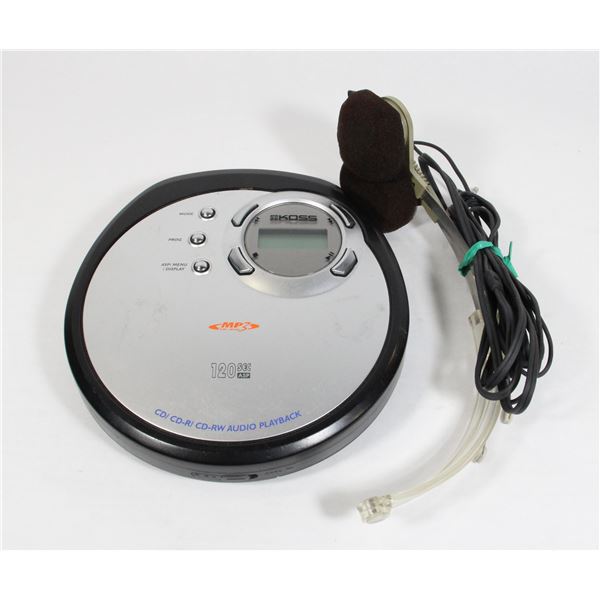 #904 VINTAGE KOSS MP3 CD-RW CD PLAYER INCLUDES
