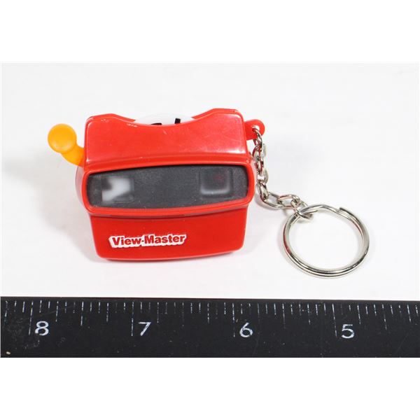 #910 1997 VIEWMASTER NOVELTY KEYCHAIN WORKS!