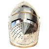 Image 2 : #924 REENACTOR MEDIEVAL ARMOUR BASCINET HELMET