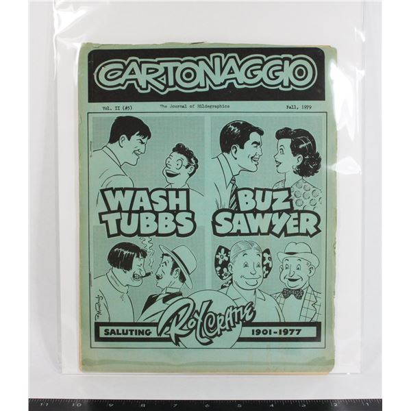 #932 CARTONAGGIO MAGAZINE FALL 1979 #5 FANZINE