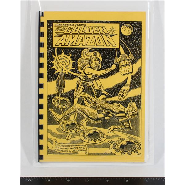 #933 JULY 1990 GOLDEN AMAZONG COMIC SIGNED BY