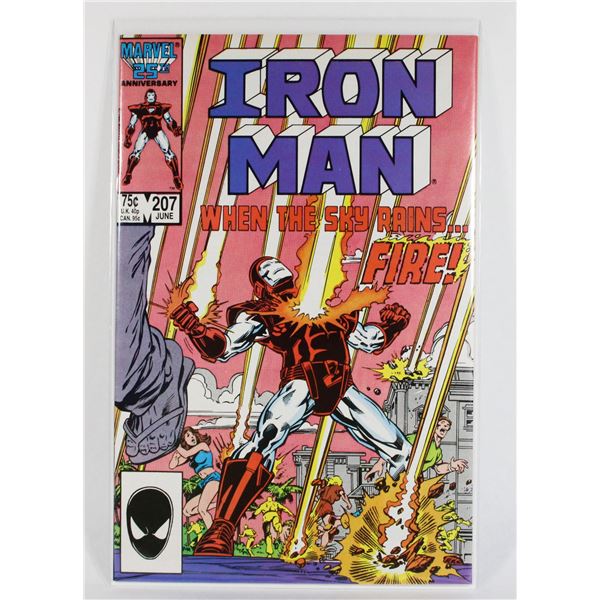 #959  MARVEL COMICS  IRON MAN #207 JUNE 1986