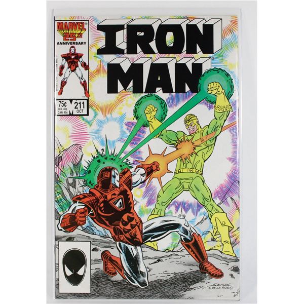 #963  MARVEL COMICS  IRON MAN #211 OCTOBER 1986