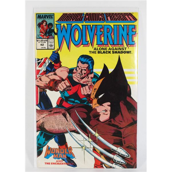 #968 MARVEL COMICS PRESENTS #42 JAN 1990 WOLVERINE