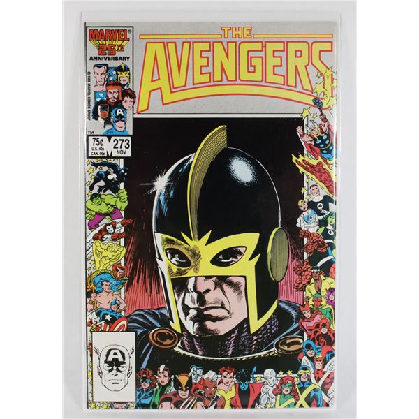 #972 MARVEL COMICS AVENGERS #273 NOVEMBER 1986
