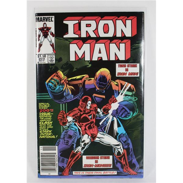 #973 MARVEL COMICS IRON MAN #200 NOVEMBER 1985