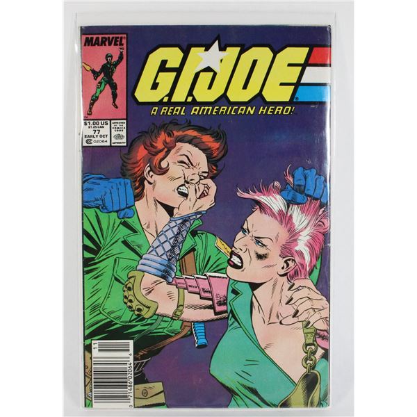 #974 MARVEL COMICS G.I. JOE ARAH #77 OCTOBER 1988