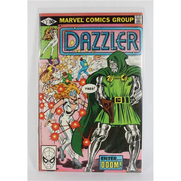 #975 MARVEL COMICS DAZZLER #3 MAY 1981 DOOM COVER